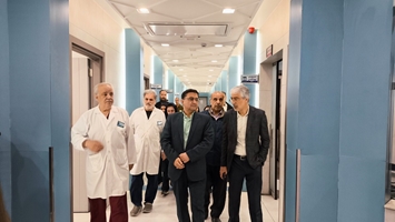 بازدید نوروزی رئیس دانشگاه علوم پزشکی تهران از مجتمع بیمارستانی امیراعلم